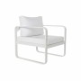 Canapé de jardin DKD Home Decor Blanc Aluminium 78 cm 184 x 72 x 78 cm  