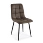 Chair Versa Aventia Dark brown 59 x 87 x 47 cm (2 Units)