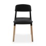 Chair Versa Black 45 x 76 x 42 cm (4 Units)