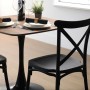Chair Versa Black 43 x 88 x 43 cm (4 Units)
