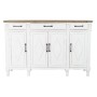 Sideboard DKD Home Decor   White Brown Pinewood Plastic 160 x 42 x 105 cm