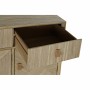 Buffet DKD Home Decor Sapin Naturel Noir Métal MDF (120 x 35 x 86 cm)