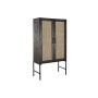 Buffet DKD Home Decor Bois Bois de manguier Marron Noir 85 x 40 x 162,5 cm