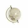 Globe terrestre DKD Home Decor Doré Laiton 24 x 20 x 51 cm