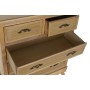 Chest of drawers DKD Home Decor 78,5 x 38 x 90 cm Fir Natural Romantic MDF Wood