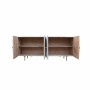 Sideboard DKD Home Decor White Brown Golden Metal Mango wood 177 x 45 x 75 cm