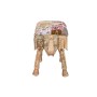 Bench DKD Home Decor Multicolour Polyester Mango wood 65 x 31,7 x 38 cm Elephant