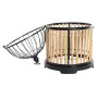 Decorative cage DKD Home Decor Natural 38 x 38 x 61,6 cm (3 Pieces)