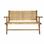 Banc DKD Home Decor Marron Naturel 120 x 76 x 68 cm