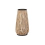 Vase DKD Home Decor Natural Black Metal Rattan 38 x 38 x 73 cm