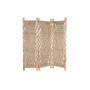 Folding screen DKD Home Decor 151 x 2,5 x 183 cm Mango wood Jute