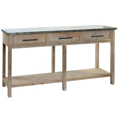 Console DKD Home Decor Bois Aluminium 160 x 40,5 x 81 cm