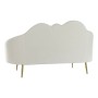 Sofa DKD Home Decor White Metal Clouds Scandi 155 x 75 x 92 cm