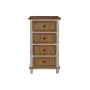 Chest of drawers DKD Home Decor White Brown Natural Fir 48 x 38 x 89,5 cm