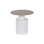 Table d'appoint Home ESPRIT Blanc Naturel Métal Bois MDF 55 x 55 x 52,5 cm