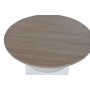 Side table Home ESPRIT White Natural Metal MDF Wood 55 x 55 x 52,5 cm