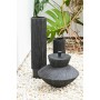 Vase Home ESPRIT Noir Résine Colonial 12 x 12 x 47,5 cm