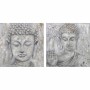 Painting DKD Home Decor 100 x 2,4 x 100 cm Buddha Oriental (2 Units)