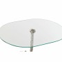 Table d'appoint DKD Home Decor Transparent Aluminium Verre Argenté Cheval (54 x 39 x 57 cm)