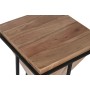 Petite Table d'Appoint Home ESPRIT Marron Noir Métal Acacia 41 x 41 x 67 cm