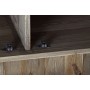 Shelves DKD Home Decor Crystal Natural Recycled Wood 4 Shelves (90 x 40 x 160 cm)