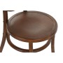 Chair DKD Home Decor Dark brown Grille Rattan Elm (43 x 43 x 89 cm)