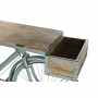 Console DKD Home Decor Bleu Fer Bois de manguier (195 x 40 x 91 cm)