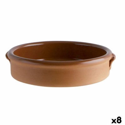 Saucepan Ceramic Brown (20 cm) (8 Units)