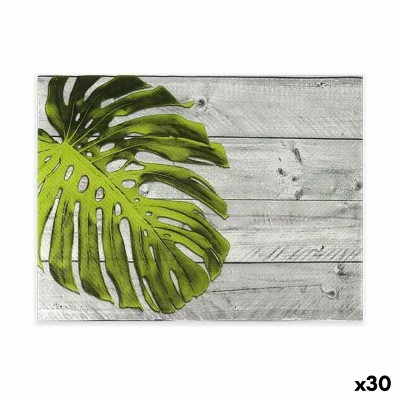 Set de tapis de table Algon Produits à usage unique Feuille d'une plante 40 Pièces 30 x 40 cm (30 Unités)