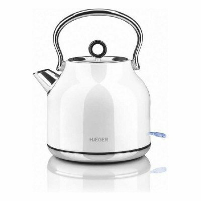 Bouilloire et Théière Haeger EK-22W.023A Acier inoxydable Blanc 2200 W 1,7 L