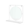 Wall mirror White Metal MDF Wood 33,7 x 30 x 10 cm (4 Units)