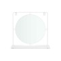 Wall mirror White Metal MDF Wood 33,7 x 30 x 10 cm (4 Units)