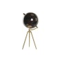 Globe DKD Home Decor Black Golden Metal 20 x 20 x 47 cm