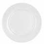 Flat plate Bidasoa Glacial Ala Ancha Ceramic White Ø 30 cm (Pack 4x)