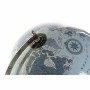 Globe DKD Home Decor Blue Silver PVC Aluminium 33 x 33 x 44 cm