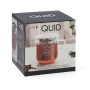 Ensemble de tasses à café Quid Serenia Transparent verre Acier inoxydable 350 ml 3 Pièces