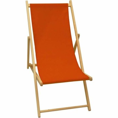 Chaise longue Jardin Prive Marron Rouge 132 x 55 x 35 cm Bois