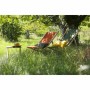Chaise longue Jardin Prive Marron Rouge 132 x 55 x 35 cm Bois