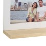 Photo frame White Wood Crystal Elm wood 46,5 x 7 x 29,5 cm