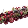 Bougeoirs de Noël Rouge Multicouleur Plastique Foam Ananas 36 x 14 x 8 cm