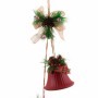 Décorations de Noël Rouge Multicouleur Métal Plastique Fibre Cloches 14 x 9 x 47 cm