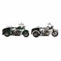 Figurine Décorative DKD Home Decor Noir Vert Moto Vintage 16 x 37 x 19 cm (2 Unités) (1 Unité)