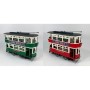 Decorative Figure DKD Home Decor Red Green Train Vintage 28 x 9 x 20 cm (2 Units)