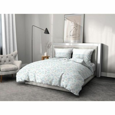 Parure de couette HOME LINGE PASSION Bleu 240 x 260 cm 3 Pièces