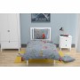 Duvet cover set Roupillon robot Dark grey 140 x 200 cm 2 Pieces