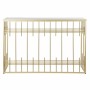 Console DKD Home Decor Crystal Black Golden Metal 120 x 40 x 81 cm