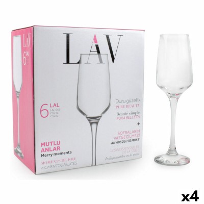 Set of cups LAV Lal 6 Pieces (4 Units) (6 pcs)