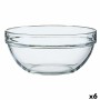 Saladier Luminarc Transparent verre (23 x 11 cm) (6 Unités)