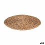 Table Mat Privilege Brown wicker Ø 45 cm (24 Units)