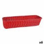 Tray Viejo Valle polypropylene Red 53 x 16,2 x 10 cm (6 Units)